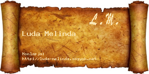 Luda Melinda névjegykártya